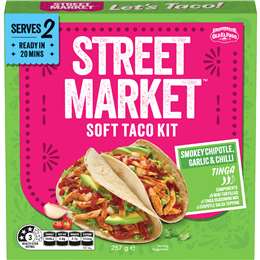 Old El Paso Street Market Soft Taco Kit Tinga Medium 257g