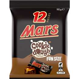 Mars Cookie Dough Chocolate Snack & Party Bag 192g