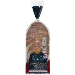 Woolworths Rustic Rye Sourdough Loaf 500g