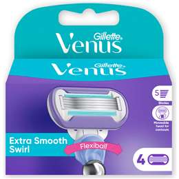 Gillette Venus Extra Smooth Swirl Razor Cartridges 4 pack