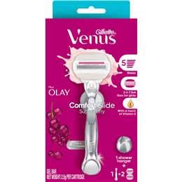 Gillette Venus ComfortGlide Olay Razor With Refill Sugarberry each