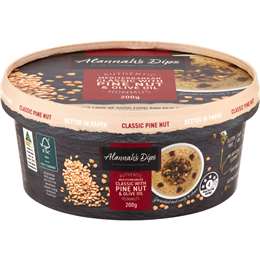 Alannah's Dip Mediterranean Classic Pine Nut Hommus 200g