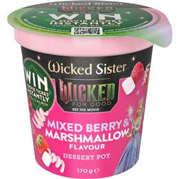 Wicked Sister Mixed Berry & Marshmallow Dessert Pot 170g
