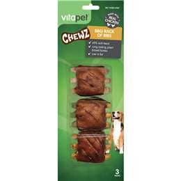 Vitapet Chewz BBQ Rack Of Ribs 3 pack