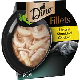 Dine Fillets Wet Cat Food Shredded Chicken