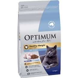 Optimum Healthy Weight Dry Cat Food Chicken 1.4kg