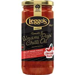 Leggo's Gourmet Tomato & Umami Papi Chilli Oil Pasta Sauce