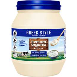 Five:Am Organic Greek Style Yoghurt