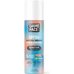 Game Face Pro SPF50 Organic Mineral Sensitive Sunscreen 100g