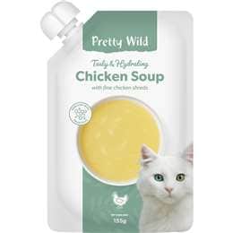 Pretty Wild Pet Food Soup Chicken 155g
