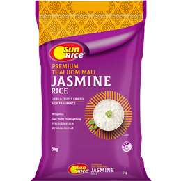 Sunrice Premium Thai Hom Mali Jasmine Rice 5kg