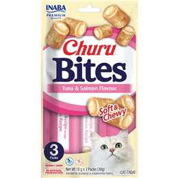 Inaba Churu Bites Cat Treats Tuna & Salmon 10g x 3 pack