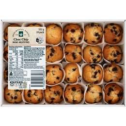 Woolworths Choc Chip Mini Muffins 24 pack