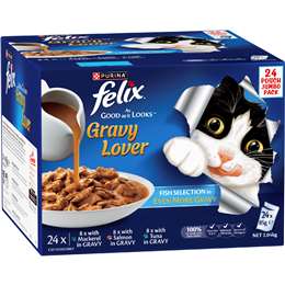 Purina Felix Gravy Lover Fish Selection Wet Cat Food