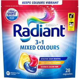 Radiant Mixed Colour Laundry Capsules 28 pack