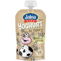 Jalna Kids All Natural Yoghurt Pouch Vanilla product image