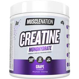 Muscle Nation Creatine Monohydrate Powder Grape 250g