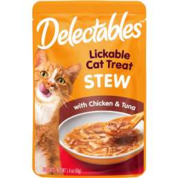 Delectables Lickable Stew Cat Treats Chicken & Tuna 40g