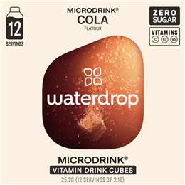 Waterdrop Vitamin Drink Cubes Cola 2.1g x 12 pack
