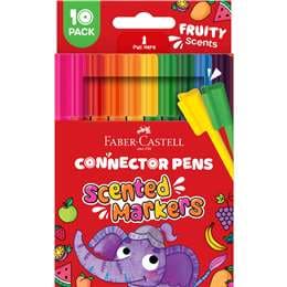 Faber-Castell Connector Pens Fruity Scent 10 pack