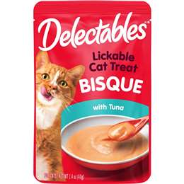 Delectables Lickable Cat Treats Bisque With Tuna 40g