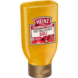 Heinz Seriously Good Aioli Fiery Chilli & Garlic 295mL