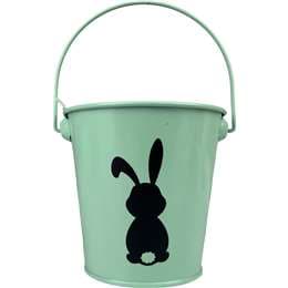 Easter Metal Pail Green each