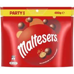 Maltesers Milk Chocolate Snack & Share Party Bag