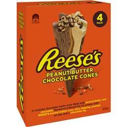 Reese's Peanut Butter Chocolate Ice Cream Cones 4 pack