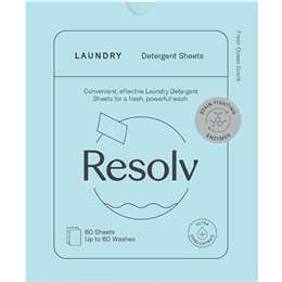 Resolv Laundry Detergent Sheets Fresh Ocean 60 pack