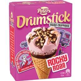 Peters Drumstick Rocky Road 4 pack