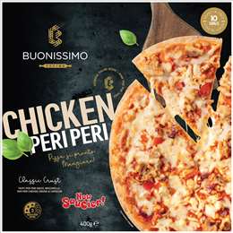 Buonissimo Pizza Chicken Peri Peri 400g