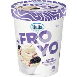 Bulla FroYo Tub Boysenberry 1L