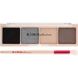 KIND Collective Eyeshadow Palette With Brush After Dark 1.4g x 4 pack