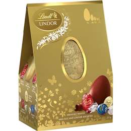 Lindt Easter Milk Egg & Lindor Assorted 237g