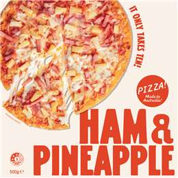 Pizza Ham & Pineapple 500g