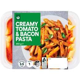 Woolworths Creamy Tomato & Bacon Pasta