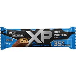 Team Nutrition XP High Protein Bar Cookies & Cream 70g