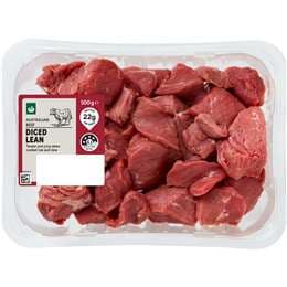 Woolworths Chunky Diced Lean Beef