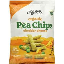 Ceres Organics Pea Chips Cheddar Cheese