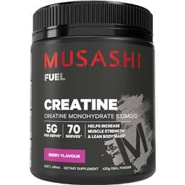 Musashi Creatine Monohydrate Berry Flavour 420g
