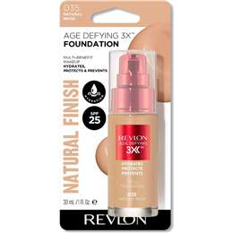 Revlon Age Defying 3X Foundation Natural Beige 30mL