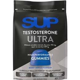 SUP Testosterone Ultra Gummies 40 pack