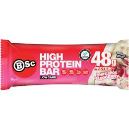 BSc High Protein Bar White Choc Raspberry 92g