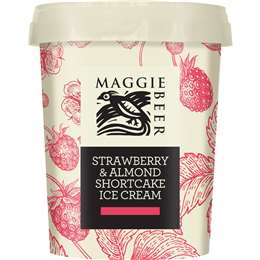 Maggie Beer Strawberry & Almond Shortcake Ice Cream