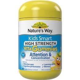 Nature's Way Kids Smart Vita Gummies Attention & Concentration 40 pack