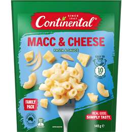 Continental Pasta & Sauce Macc & Cheese