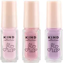 KIND Collective Mini Nail Trio Set With Nail Stickers 3mL x 3 pack
