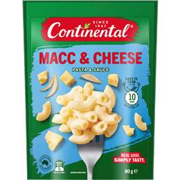 Continental Pasta & Sauce Macc & Cheese 80g