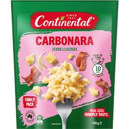 Continental Pasta & Sauce Carbonara 145g